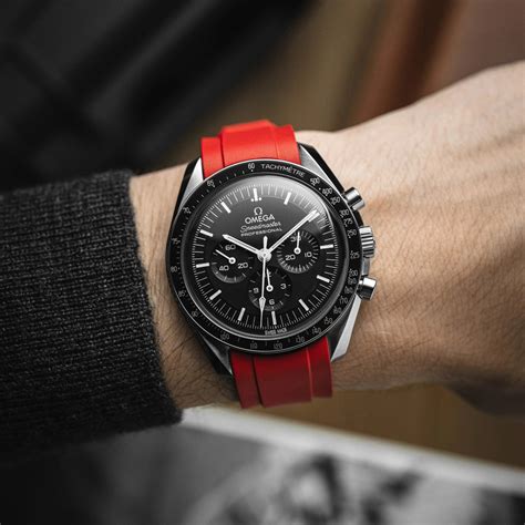 bracelet caoutchouc omega speedmaster|omega bracelets.